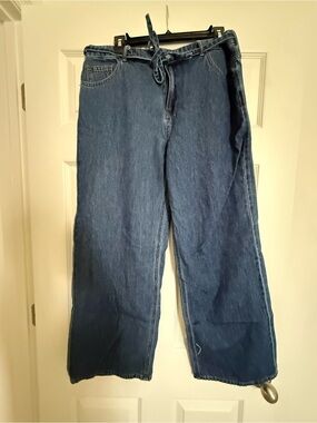 Buffalo David Bitton Blue Denim Jeans with Pink Accent